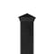 Nuvo Iron Legacy Collection 2in. x 2in. x 8' Iron Fence Post, Powder Coated Textured Black, 96in. Height SFPTB2296 - alternate 2
